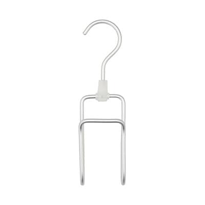 アルミハンガー・ネクタイ／スカーフ用　約幅７×高さ２３．５×奥行５ｃｍ