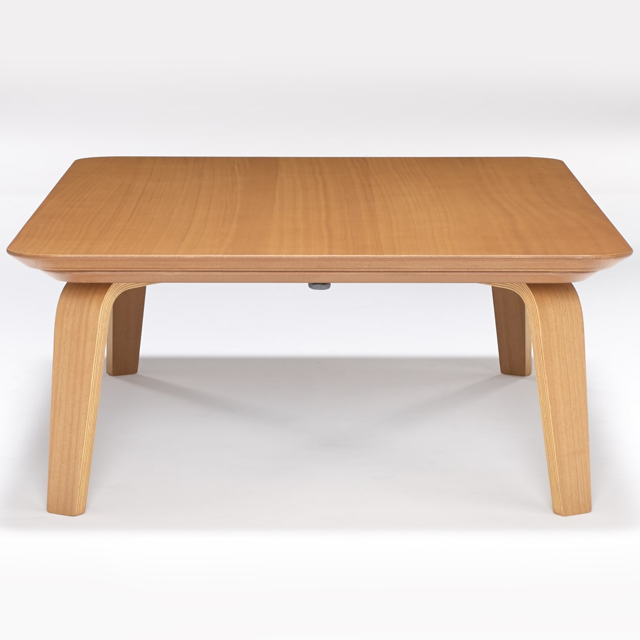 長方形こたつ・本体・タモ材曲木脚・フラットヒーター