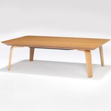 長方形こたつ・本体・タモ材曲木脚・フラットヒーター