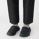 かかとが踏める　撥水中わた入りスリッポン