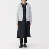 かかとが踏める　撥水中わた入りスリッポン