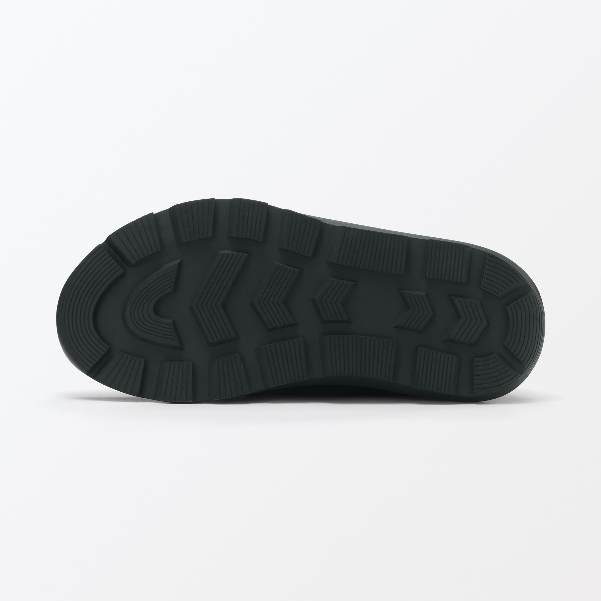 かかとが踏める　撥水中わた入りスリッポン