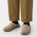 かかとが踏める　撥水中わた入りスリッポン