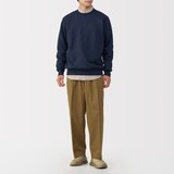 かかとが踏める　撥水中わた入りスリッポン