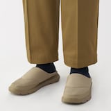 かかとが踏める　撥水中わた入りスリッポン