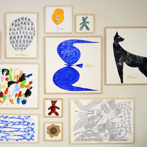 ［ＩＤＥＥ］アートポスター　山口一郎　ｋｕｒｏ　ｎｅｋｏ　７０角