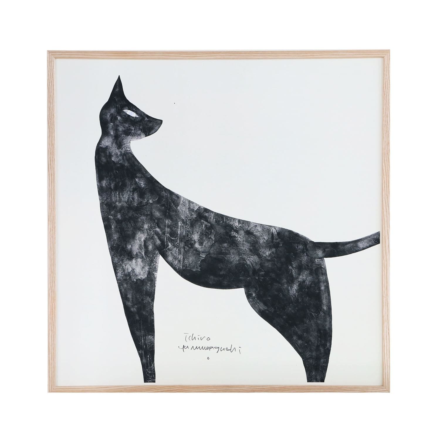 ［ＩＤＥＥ］アートポスター　山口一郎　ｋｕｒｏ　ｎｅｋｏ　７０角