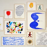 ［ＩＤＥＥ］アートポスター　山口一郎　ｂｌｕｅ　ｂｉｒｄ　７０角