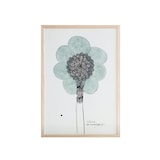 ［ＩＤＥＥ］アートポスター　山口一郎　ＨＡＮＡ　－　ｇｒｅｅｎ　Ｍサイズ