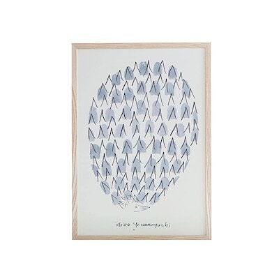 ［ＩＤＥＥ］アートポスター　山口一郎　ｈａｒｉｎｅｚｕｍｉ　Ｍサイズ