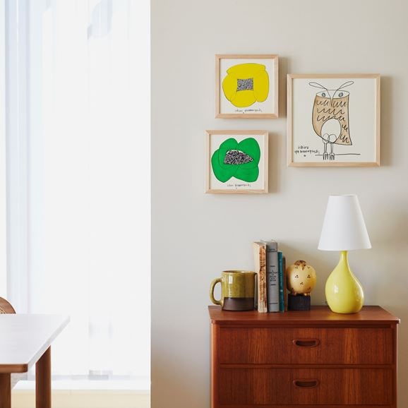 ［ＩＤＥＥ］アートポスター　山口一郎　Ｏｗｌ　３０角