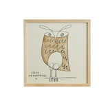 ［ＩＤＥＥ］アートポスター　山口一郎　Ｏｗｌ　３０角