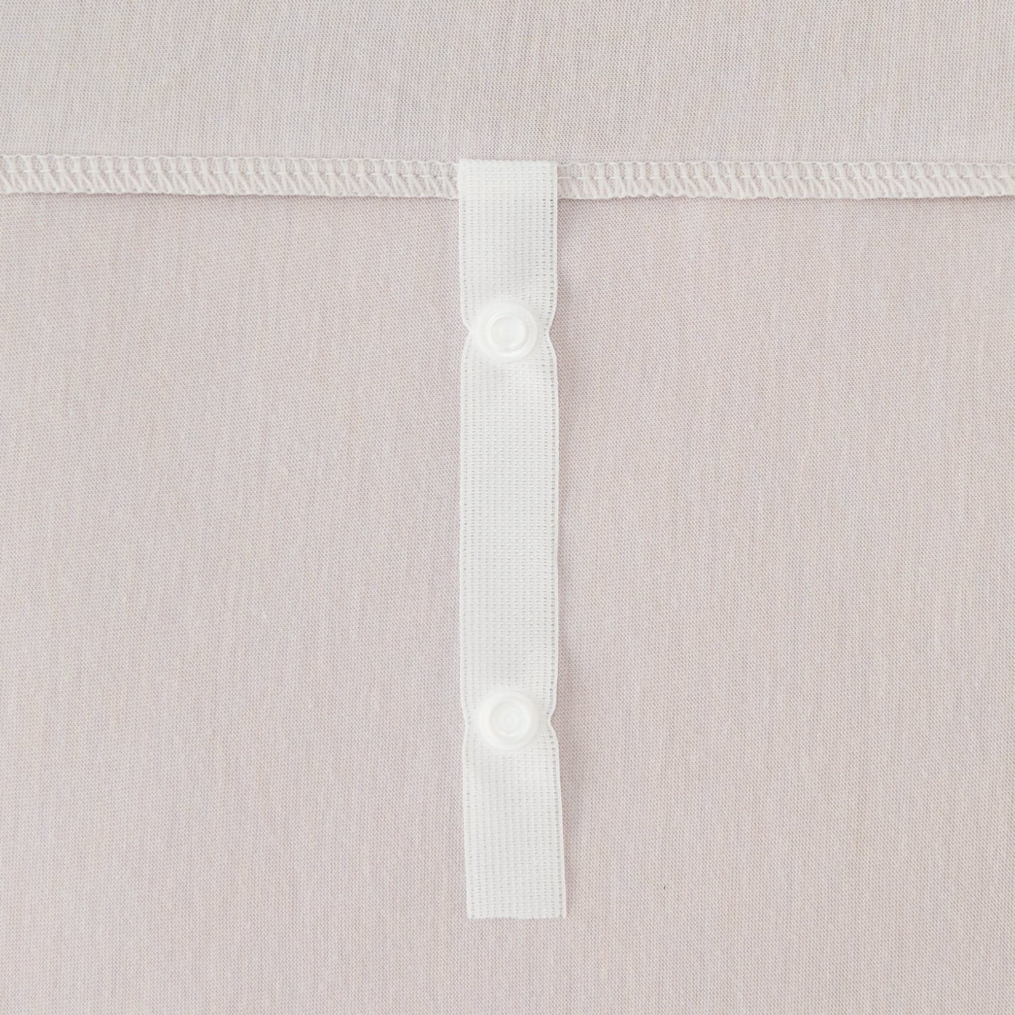 MUJI デュベカバー キングサイズ オーガニックコットン天竺 グレー２つ 大豆繊維を使った天竺 掛ふとんカバー・S | 無印良品