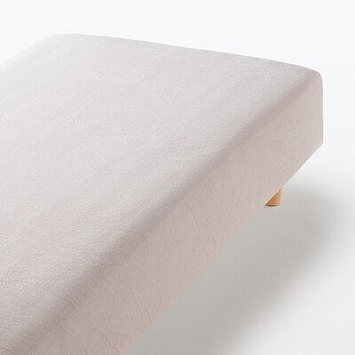 大豆繊維を使ったパイル　ボックスシーツ・Ｓ～Ｄ