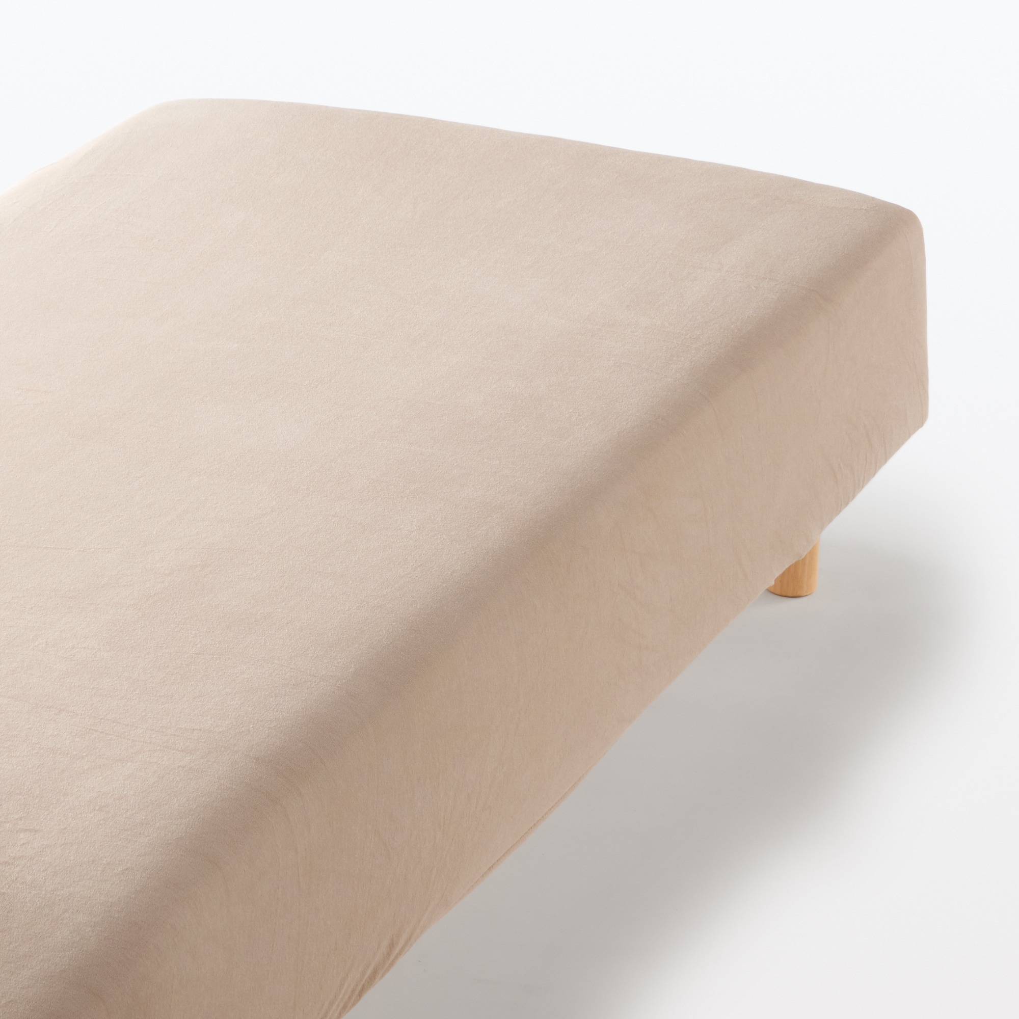 大豆繊維を使ったパイル　ボックスシーツ・Ｓ