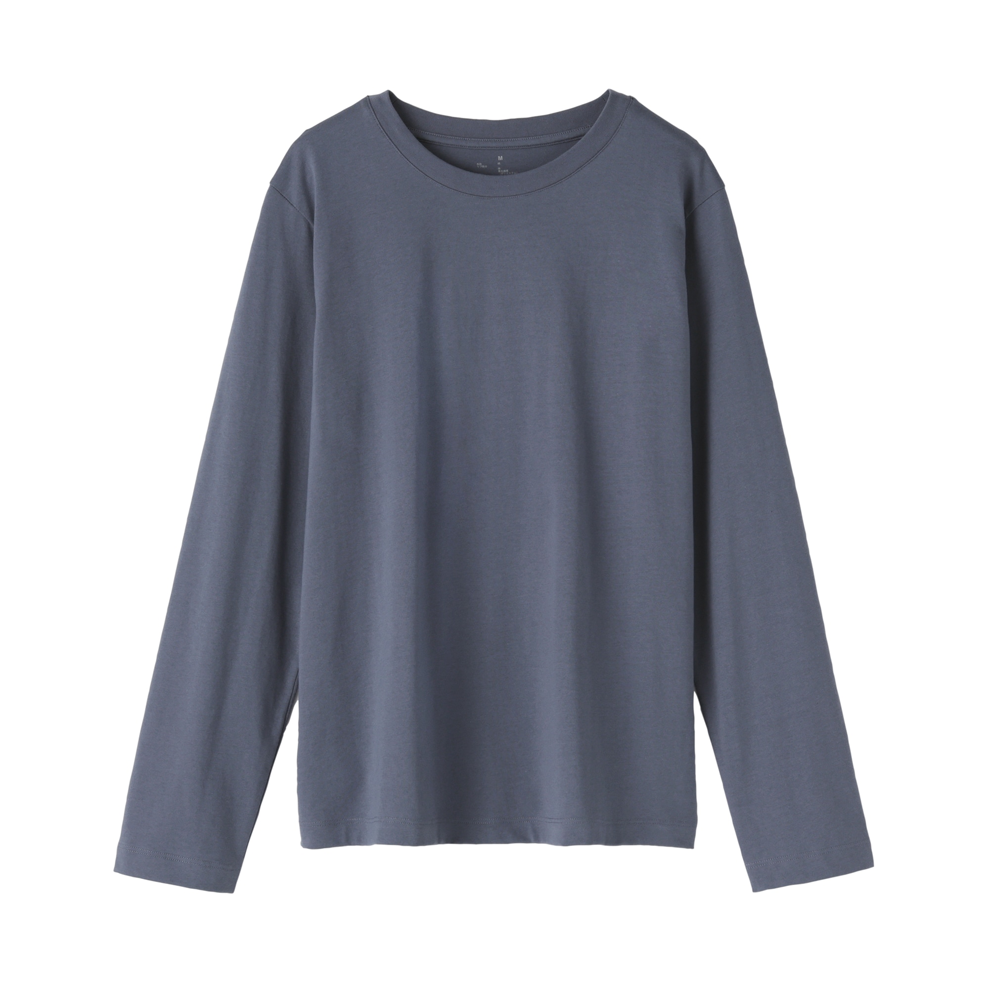 婦人　天竺編みクルーネック長袖Ｔシャツ