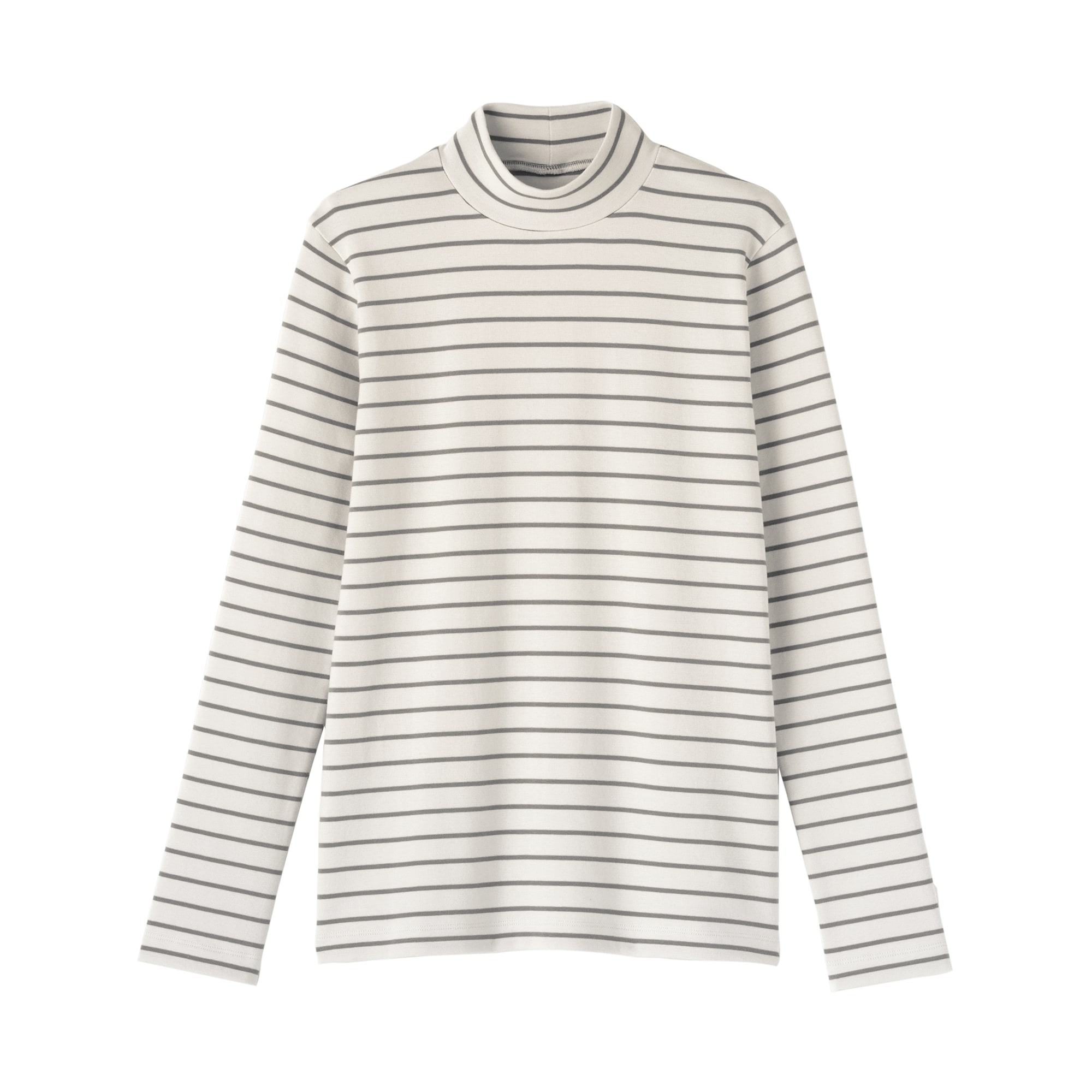 婦人　起毛フライス編みハイネック長袖Ｔシャツ