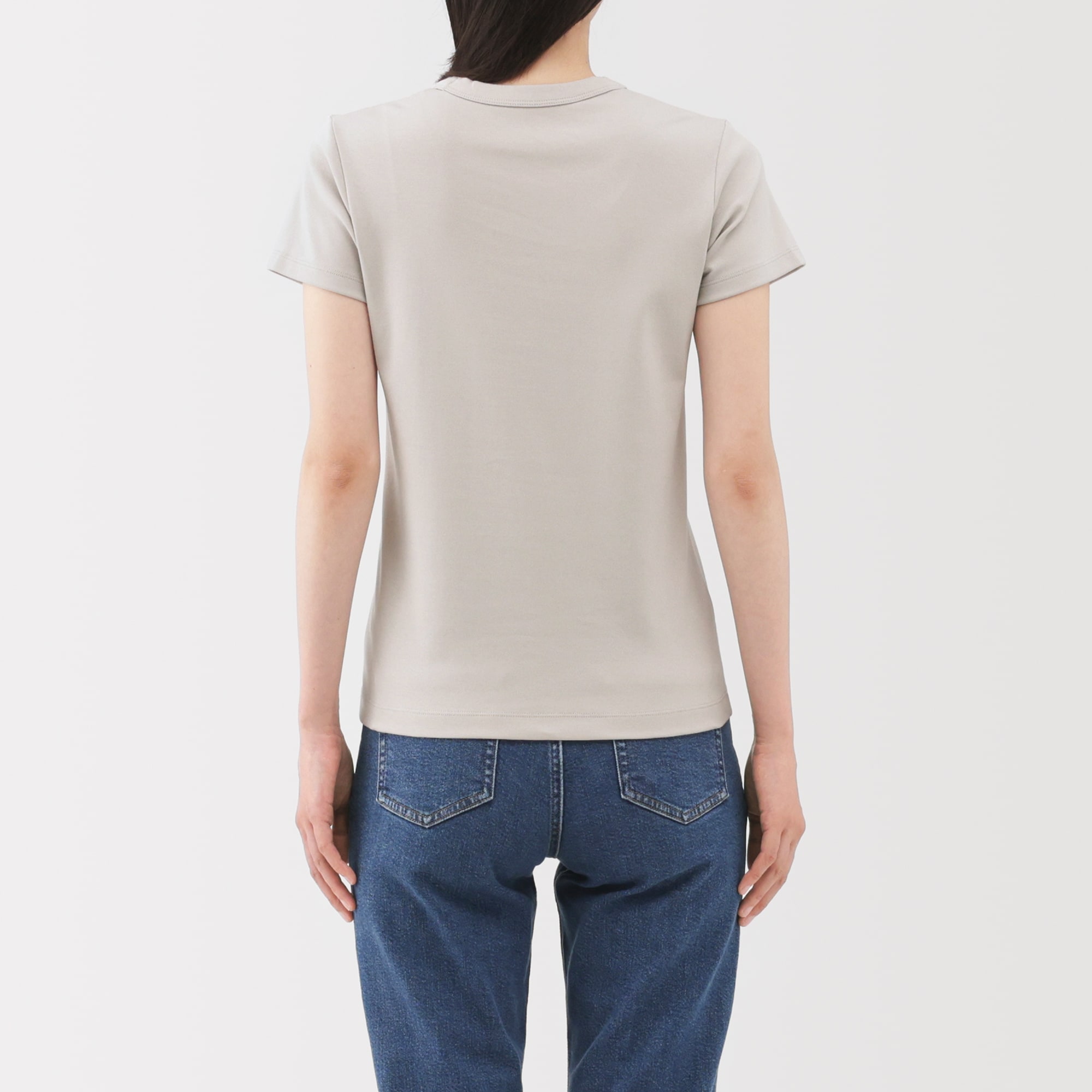 婦人　涼感汗じみしにくいクルーネック半袖Ｔシャツ（ＡＳＥＡＮ）