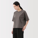 婦人　涼感ＵＶカットクルーネックワイド半袖Ｔシャツ（ＡＳＥＡＮ）