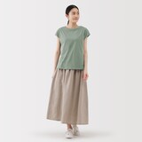 婦人　天竺編みフレンチスリーブＴシャツ