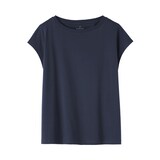 婦人　天竺編みフレンチスリーブＴシャツ
