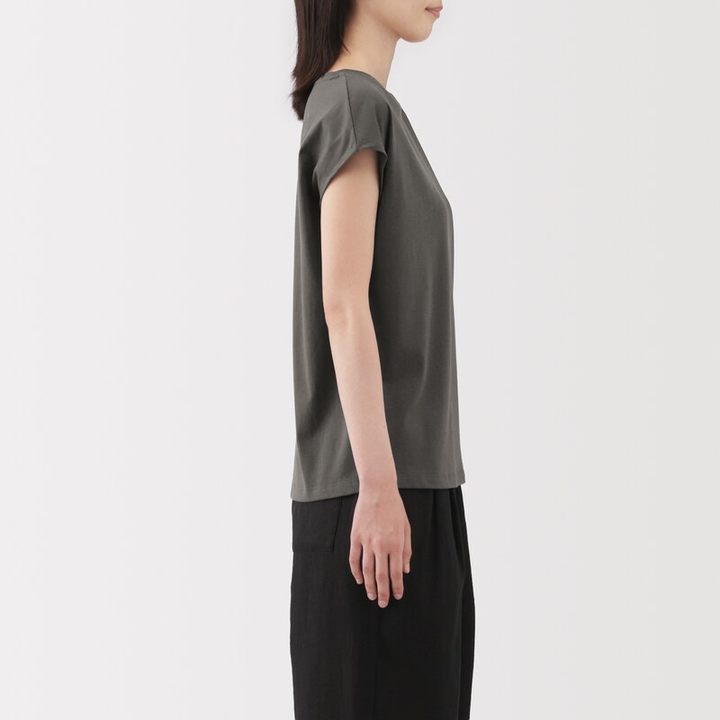 婦人　天竺編みフレンチスリーブＴシャツ