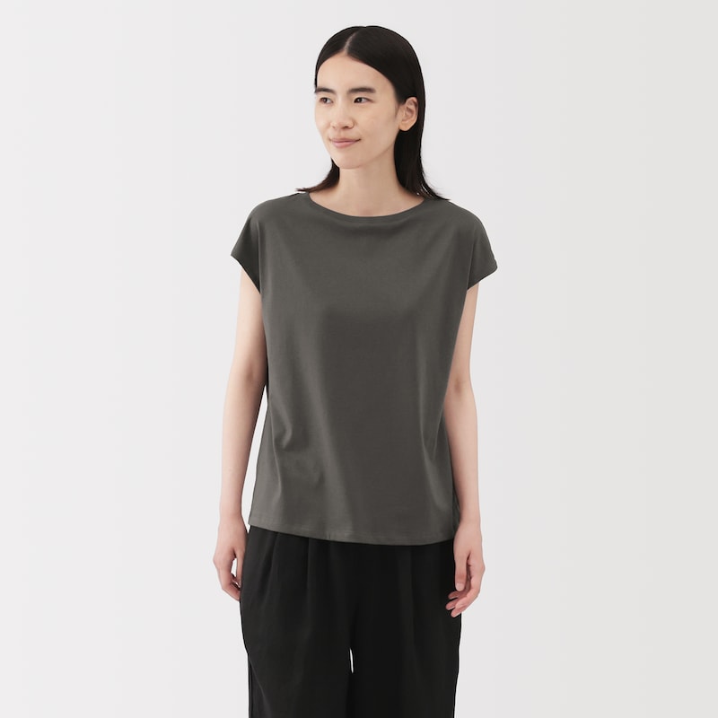 婦人　天竺編みフレンチスリーブＴシャツ