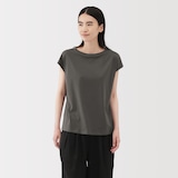 婦人　天竺編みフレンチスリーブＴシャツ