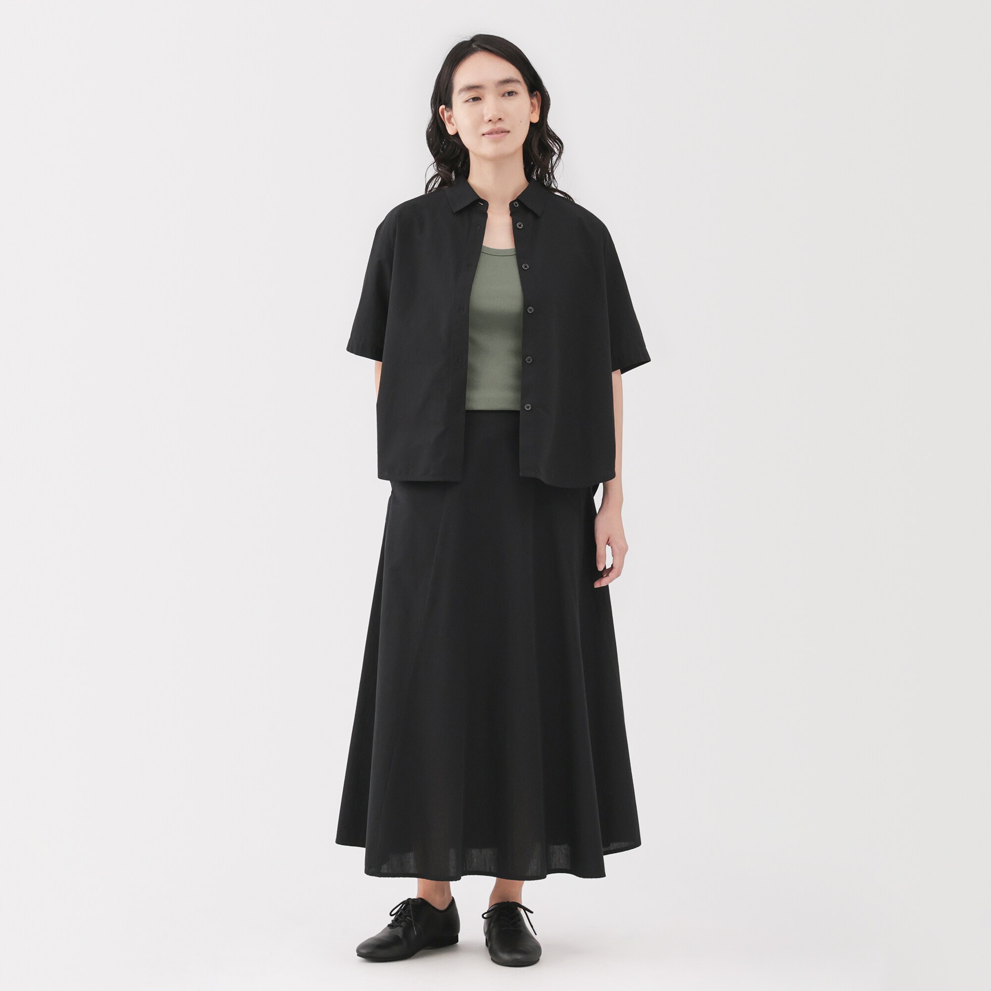 婦人　ストレッチリブ編みタンクトップ（ＡＳＥＡＮ）