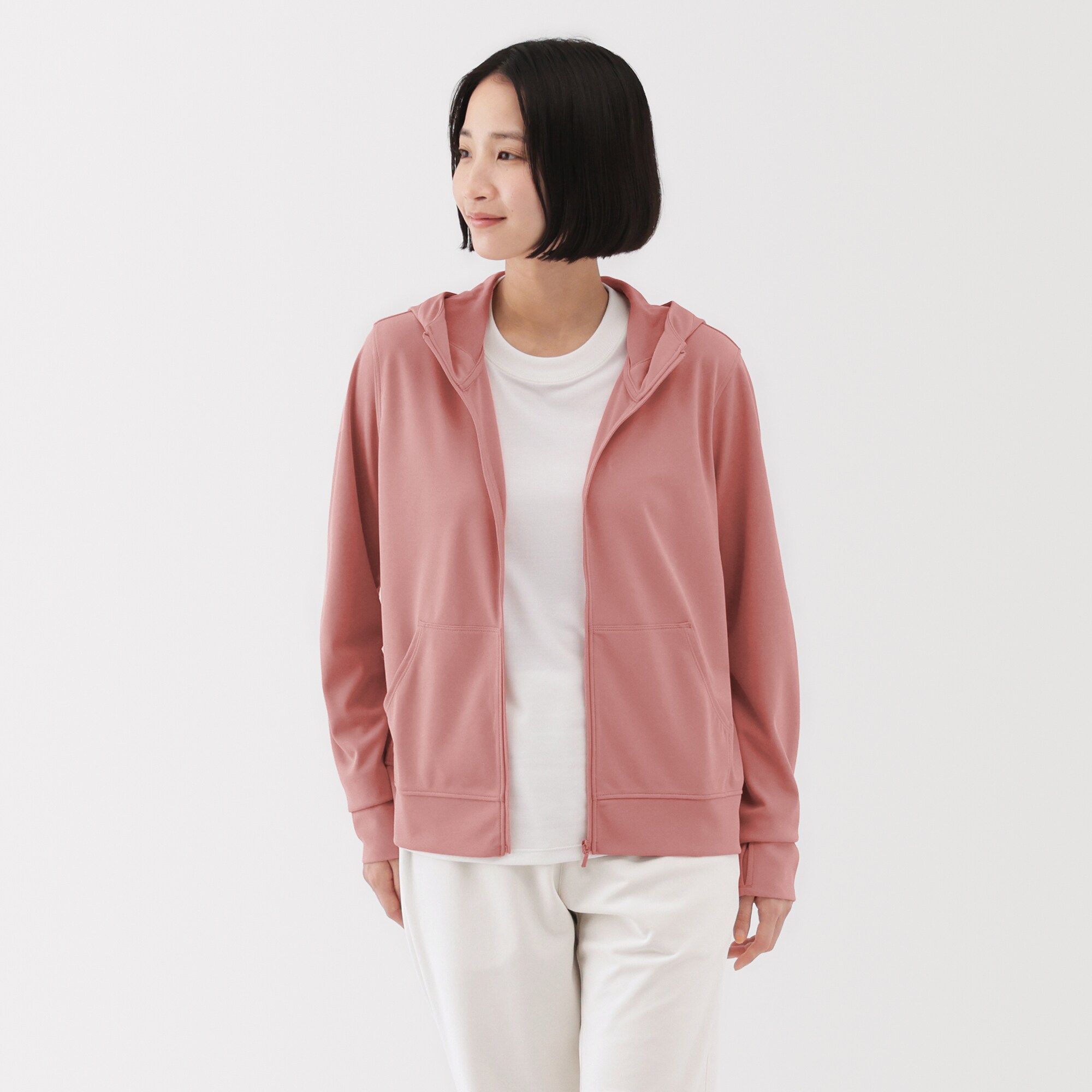 婦人　ＵＶカット乾きやすいフルジップパーカ（ＡＳＥＡＮ）