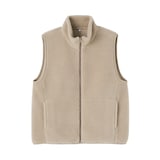 婦人　ボアフリースベスト