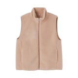 婦人　ボアフリースベスト