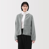 婦人　ボアフリースジャケット