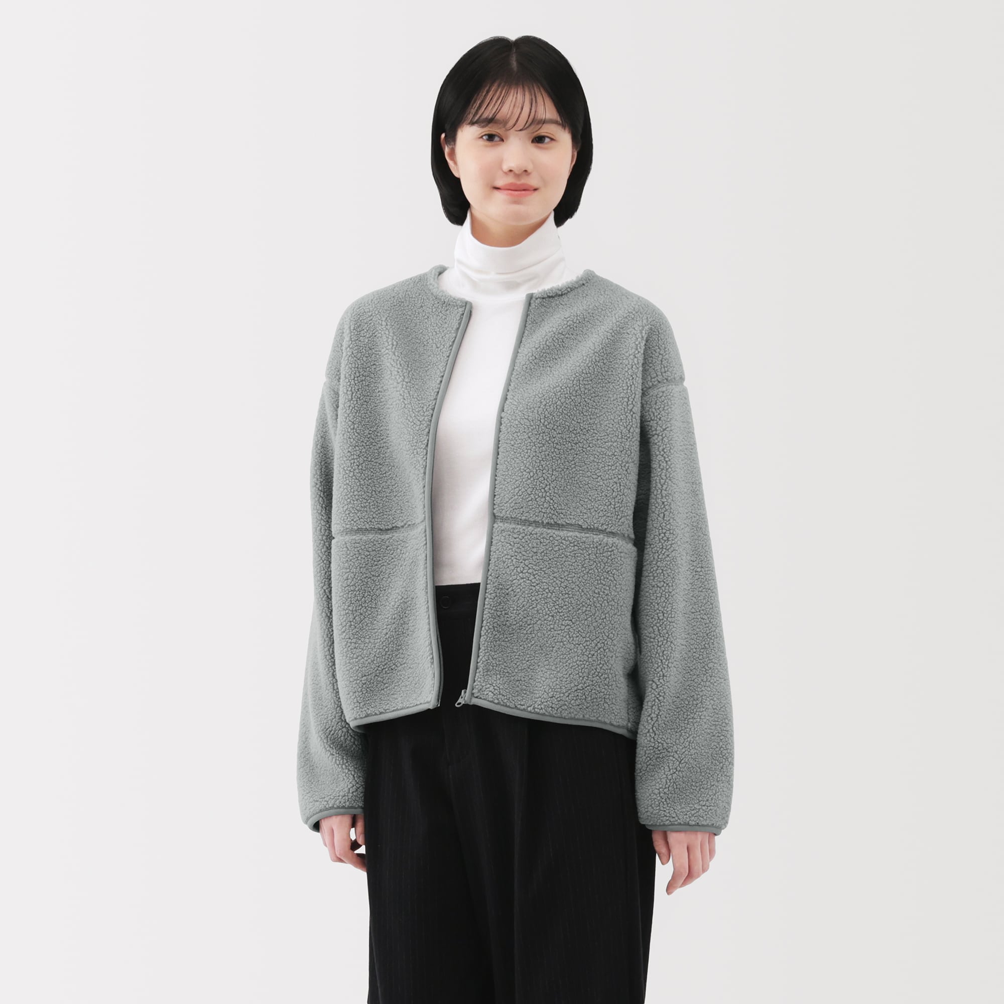 婦人 ボアフリースジャケット | 無印良品