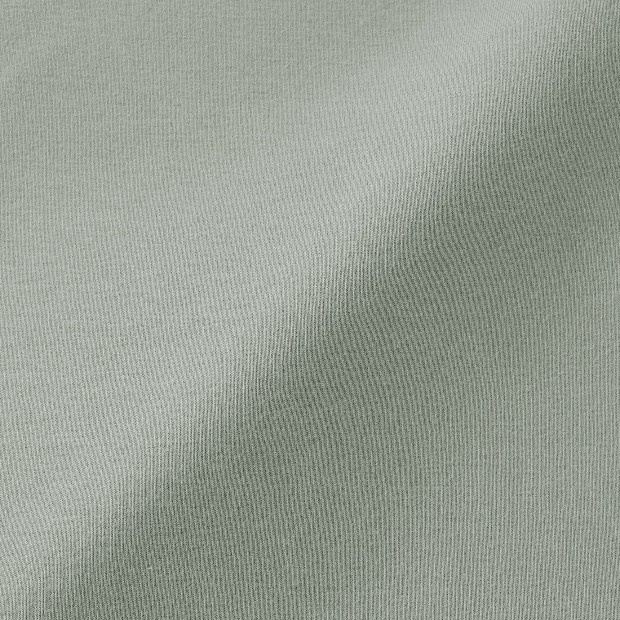 婦人　起毛フライス編みクルーネック長袖Ｔシャツ