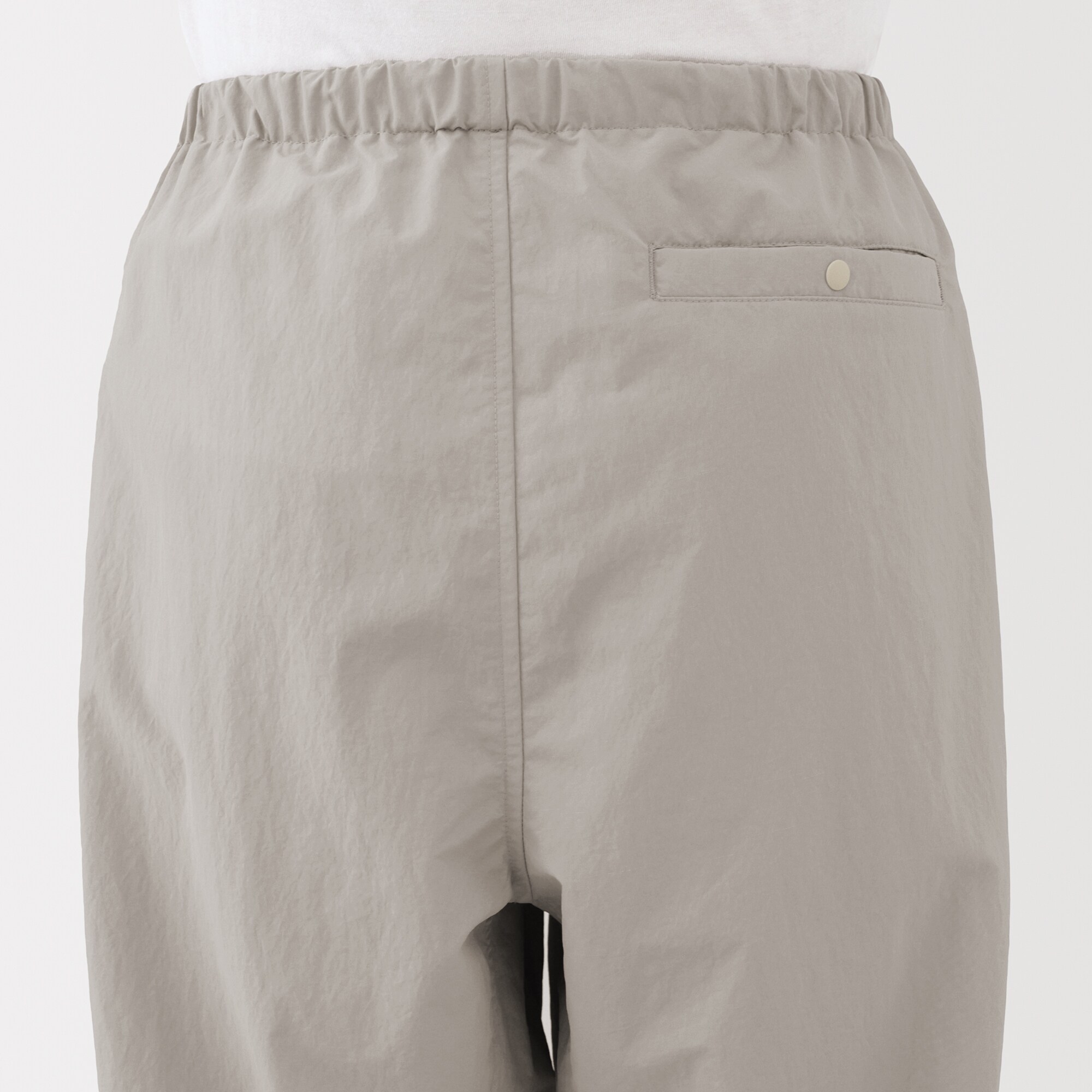 紳士 撥水ナイロンポケッタブルウィンドパンツ | 無印良品