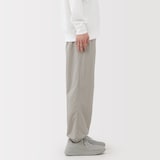 紳士　撥水ナイロンポケッタブルウィンドパンツ