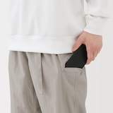 紳士　撥水ナイロンポケッタブルウィンドパンツ