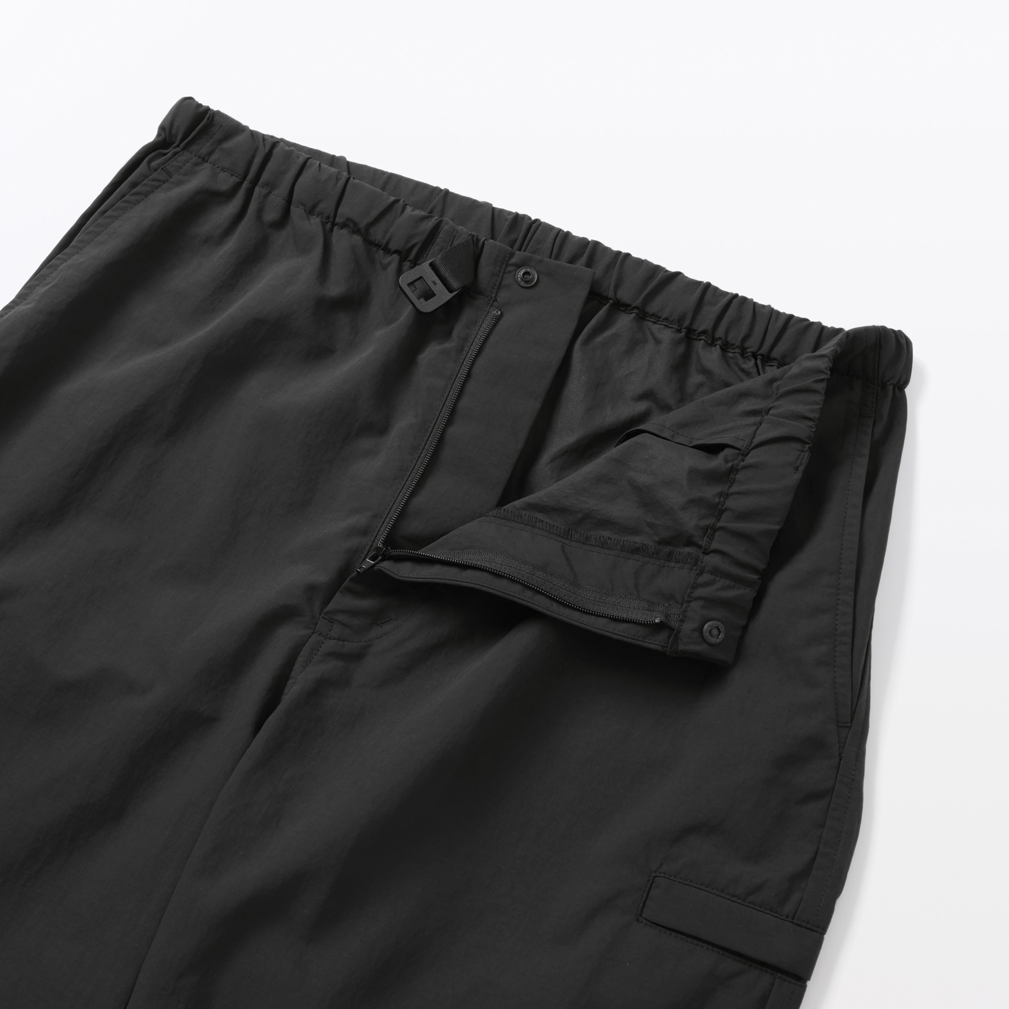 紳士　撥水ナイロンポケッタブルウィンドパンツ