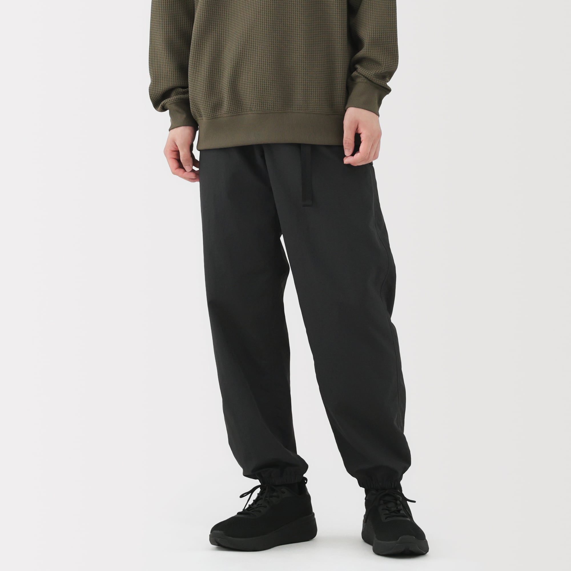 紳士　撥水ナイロンポケッタブルウィンドパンツ