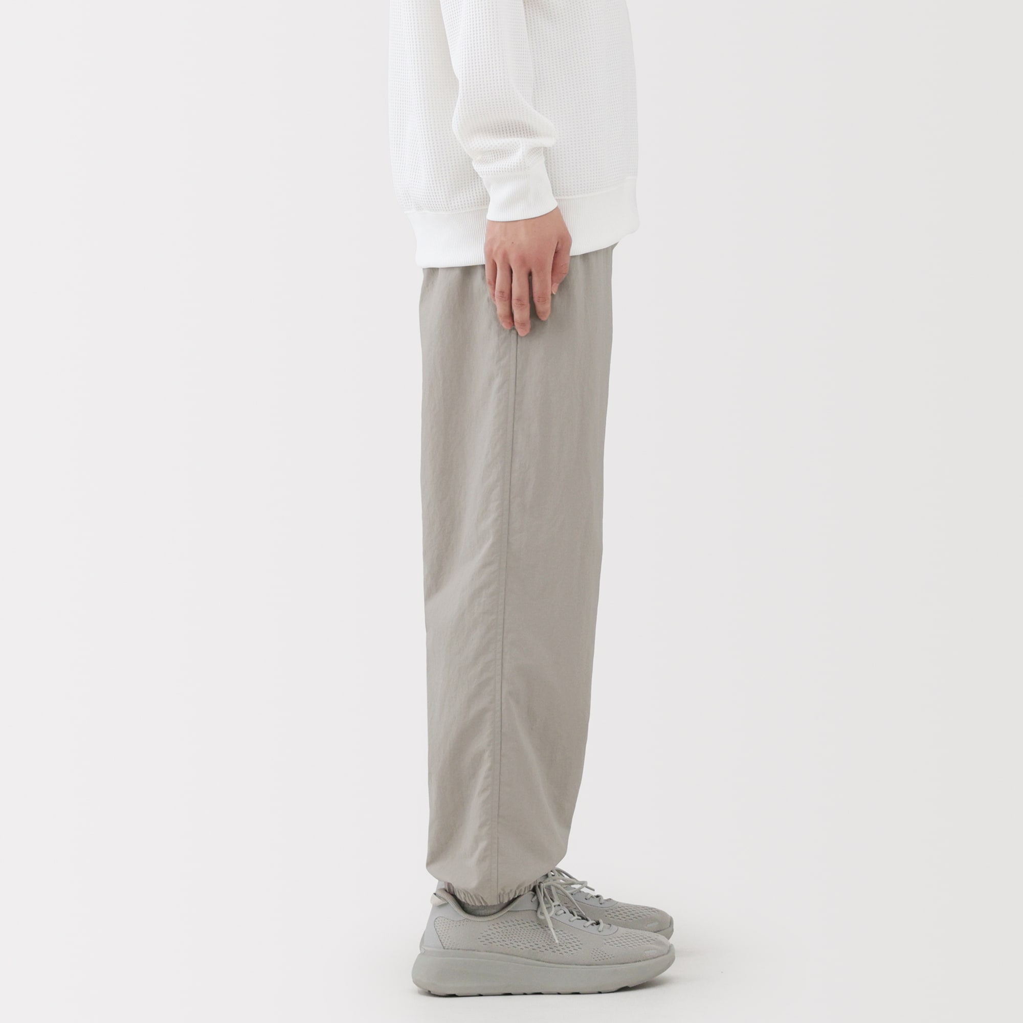 紳士 撥水ナイロンポケッタブルウィンドパンツ | 無印良品