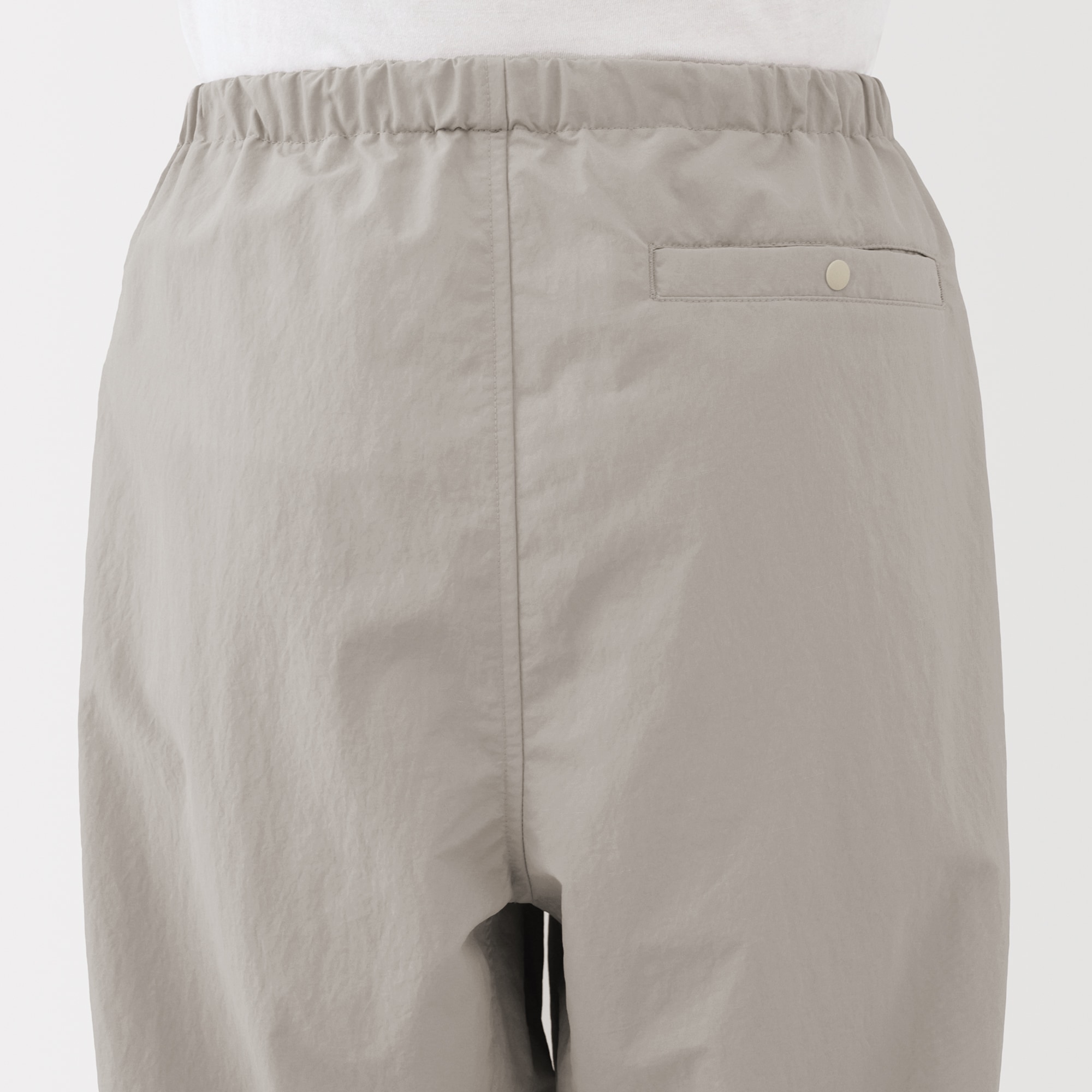 紳士 撥水ナイロンポケッタブルウィンドパンツ | 無印良品