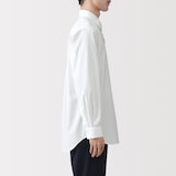 紳士　ノンアイロンセミワイドカラー長袖シャツ