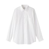 紳士　ノンアイロンセミワイドカラー長袖シャツ