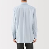 紳士　ノンアイロンセミワイドカラー長袖シャツ