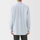 紳士　ノンアイロンセミワイドカラー長袖シャツ