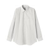 紳士　ノンアイロンセミワイドカラー長袖シャツ