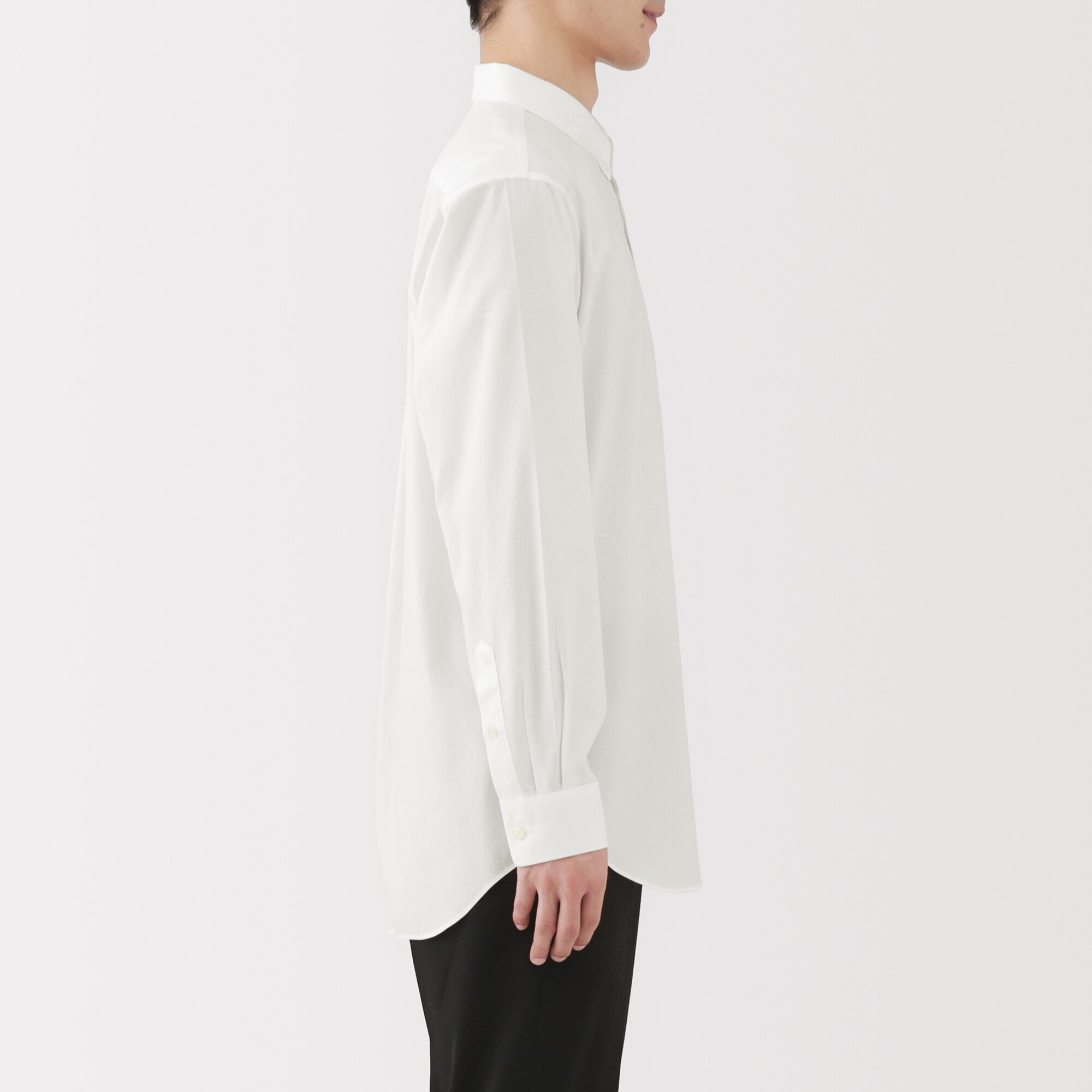 紳士　ノンアイロンボタンダウン長袖シャツ