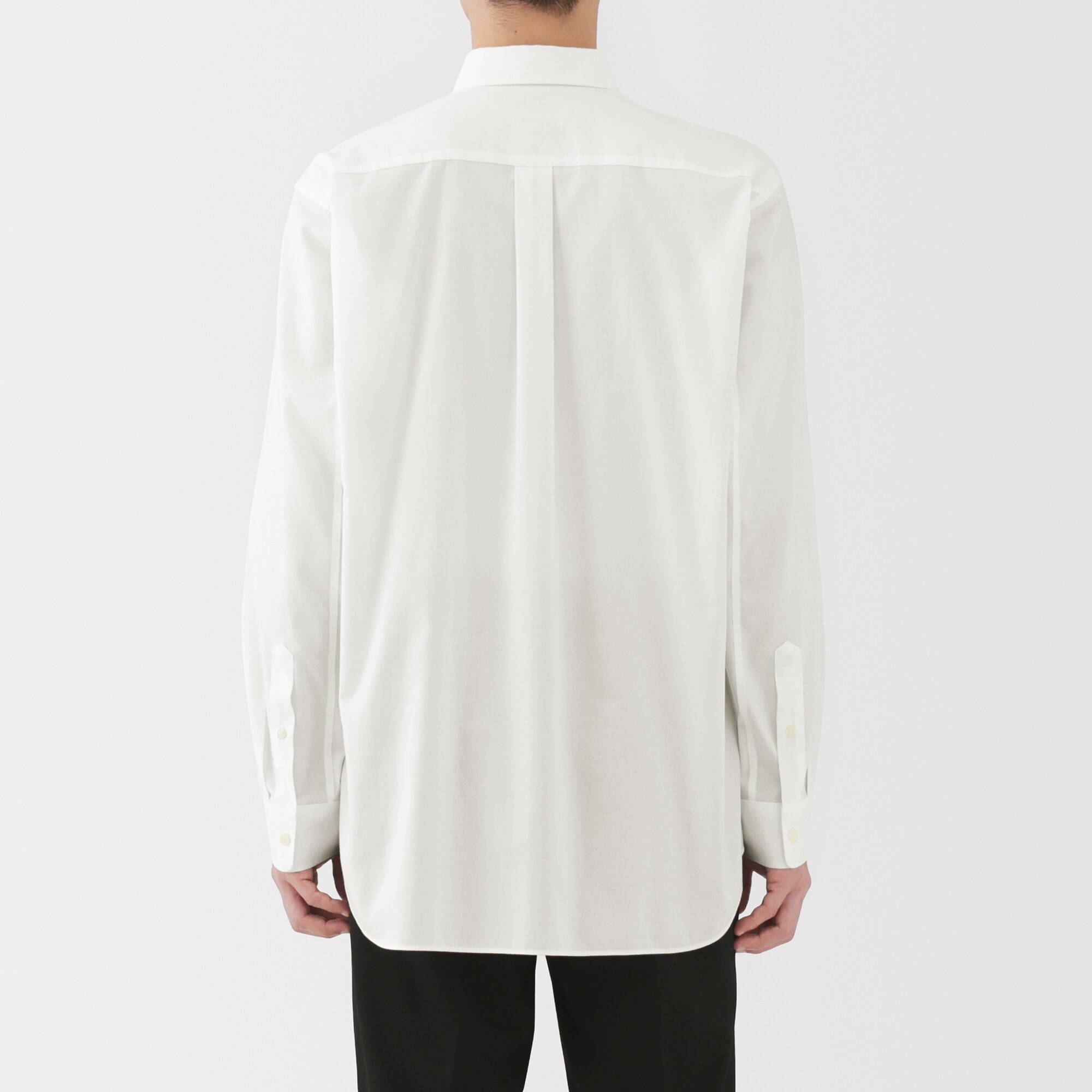 紳士　ノンアイロンボタンダウン長袖シャツ