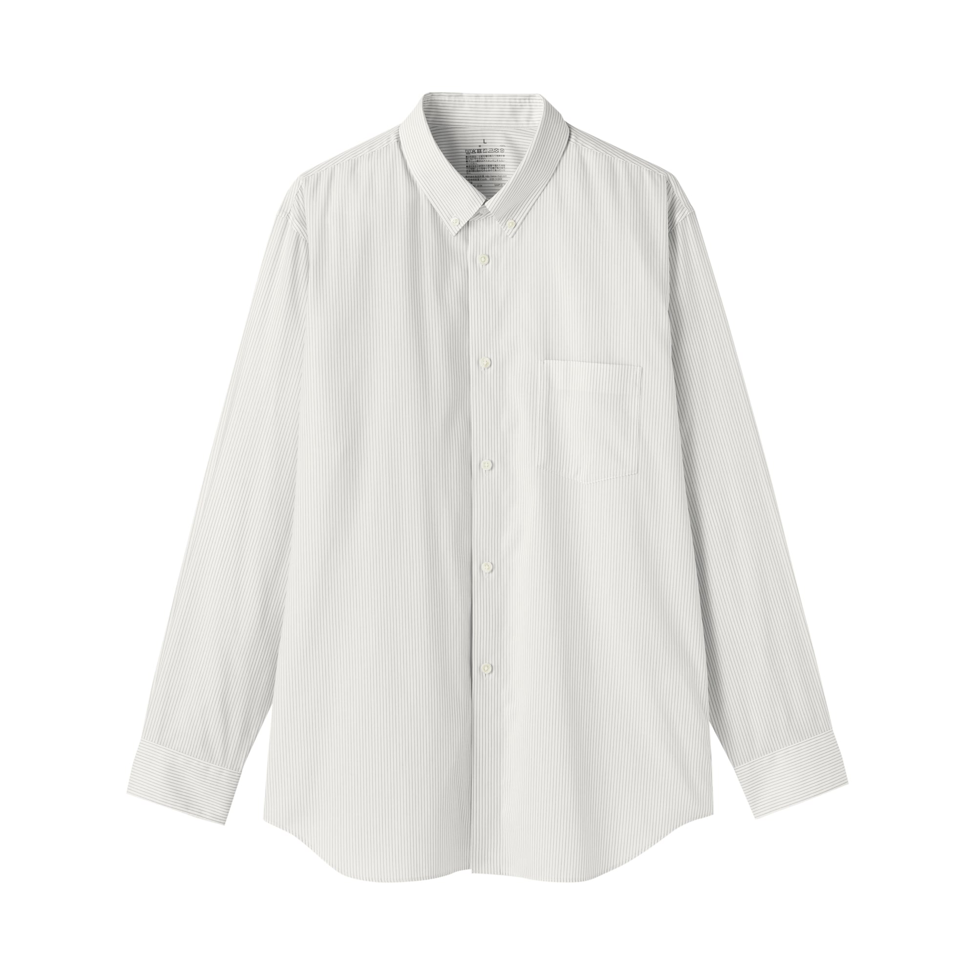 紳士　ノンアイロンボタンダウン長袖シャツ